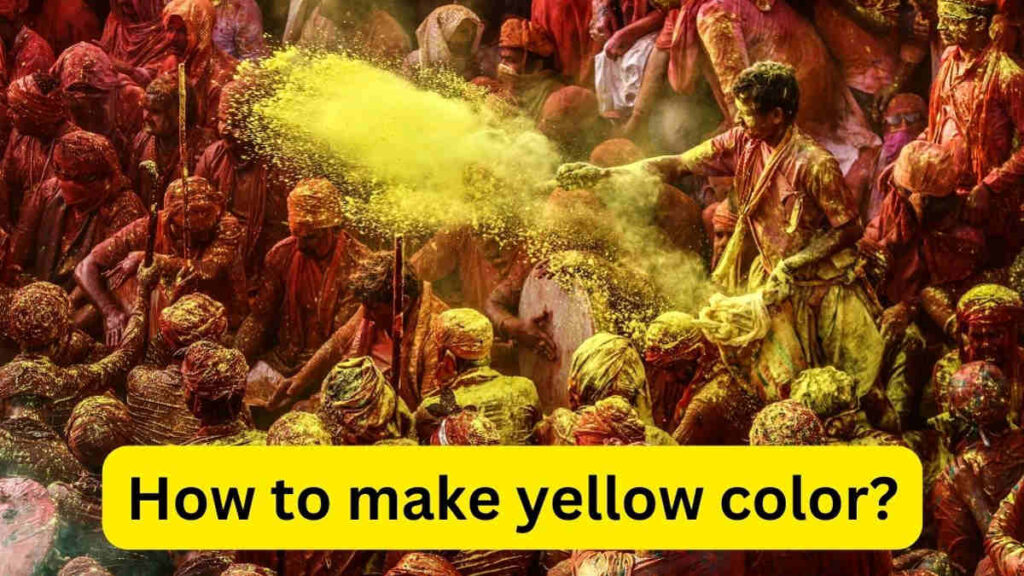 How to make yellow color